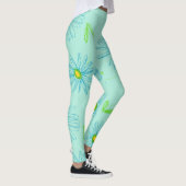 Großes Blumendesign Leggings (Rechts)