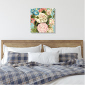 Grosses Blumengesteck Leinwanddruck (Insitu (Schlafzimmer))