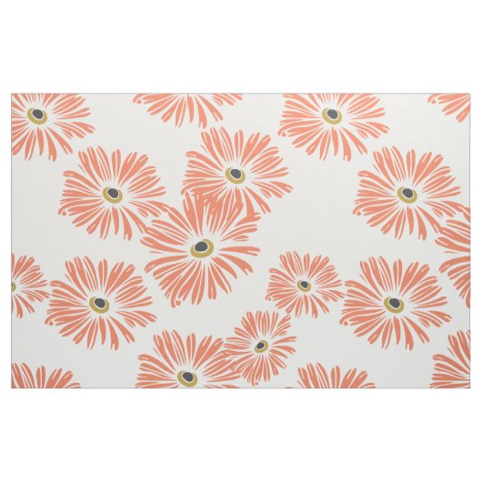 Großes Blumengewebe-Mohnblumen-Rot Stoff (Fat Quarter (45,7 x 55,9 cm))