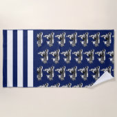 Grosses Boatsman Beach Handtuch (Vorderseite)