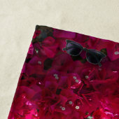 Großes Bougainvillea Strandtuch (Beispiel)