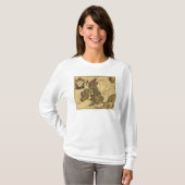 Großes BritainPanoramic MapGreat Großbritannien T-Shirt (Vorne ganz)