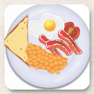 Großes britisches Frühstück Getränkeuntersetzer