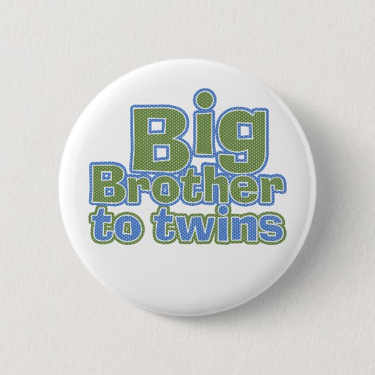 Großes Bro - Zwillinge Button (Vorderseite)