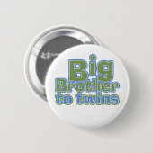 Großes Bro - Zwillinge Button (Vorne & Hinten)