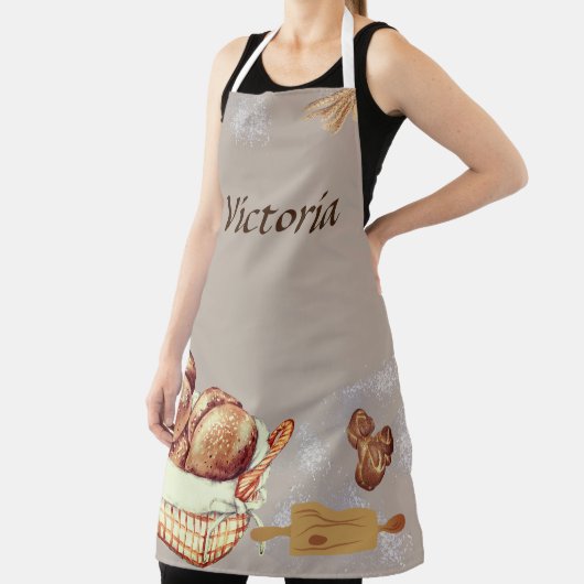 Grosses Brot über die Print-Schürze Schürze (InSitu)