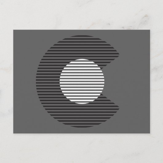 großes c postkarte (Vorderseite)