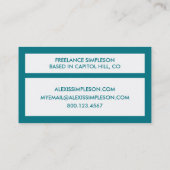 großes c visitenkarte (Rückseite)