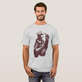 Großes Chimpin (einfarbig) T-Shirt (Vorne ganz)