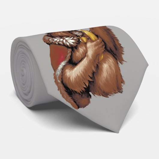 Großes Chimpin Krawatte (Gerollt)