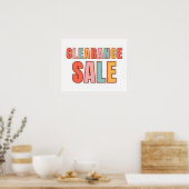 Großes Clearingzeichen, Einzelhandelsverkauf Poster (Küche)