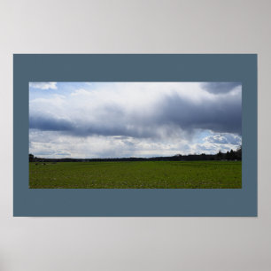 Großes Cloud Landscape Poster