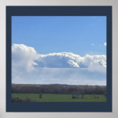 Großes Cloud Poster (Vorne)
