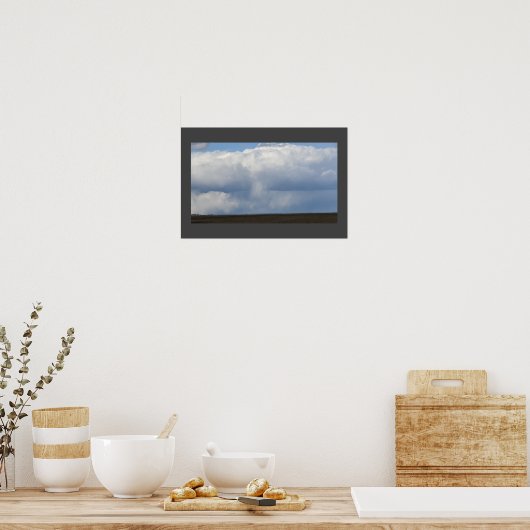 Großes Cloud Poster (Küche)