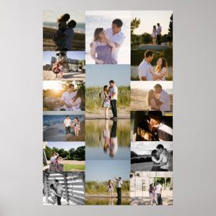 Großes Collagen-Plakat Poster