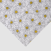 Grosses Daisy 10lb Gewebepapier, weiß Seidenpapier (Ausschnitt)