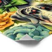 Großes Dane-Bild Poster (Ecke)