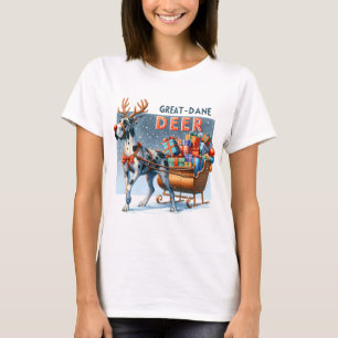 Großes Dane Deer T-Shirt