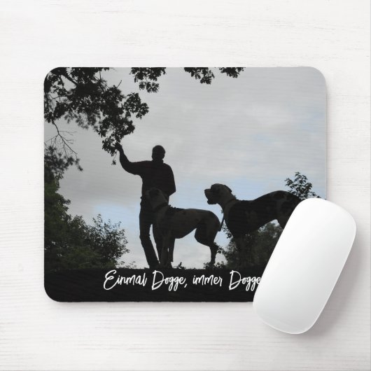 Großes Dane Foto Office Geschenke Mousepad (Mit Mouse)