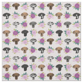 Großes Dane-Hund-Lavendel Stoff (Muster)