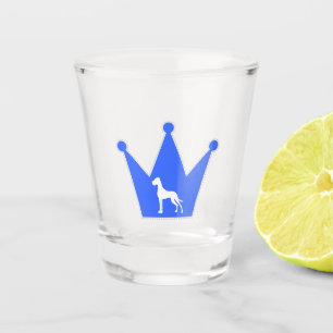 Großes Dane-Majestic-Glas Schnapsglas
