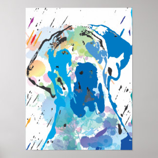 Großes Dane Print Poster