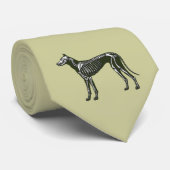 Großes Dane-Skelett Krawatte (Gerollt)