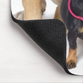 Großes Dane- und Dackel-Portrait Mousepad (Ecke)