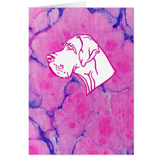 Großes Dane- und rosa Marmorpapier (Vorne)
