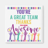 großes Dankeschön für das phantastische Team Magnet (Vorne)