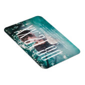 Grosses Datum, kühne Typografie, Save the Date Magnet (Rechte Seite)