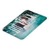 Grosses Datum, kühne Typografie, Save the Date Magnet (Linke Seite)