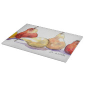 Großes dekoratives Glasschneiden-Brett Schneidebrett (Ecke)