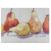 Großes dekoratives Glasschneiden-Brett Schneidebrett (Vorderseite)