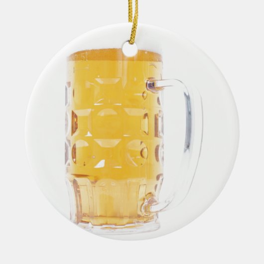 Großes Deutscher Bierkrug Keramikornament (Vorne)