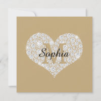 Grosses Diamantherz, Goldmonogramm, Skriptname