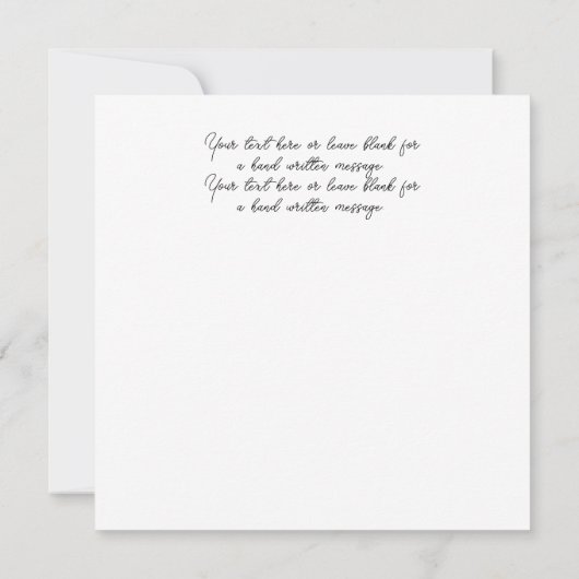 Grosses Diamantherz, Goldmonogramm, Skriptname Einladung (Rückseite)