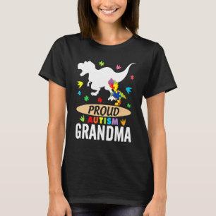 Großes Dinosaurier T Rex & Autismus Kind Shirt Sto