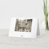 GROSSES DOLLHOUSE IN DEN 1890ER JAHREN FOTO DEADPA KARTE (Rückseite)