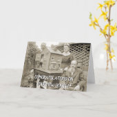 GROSSES DOLLHOUSE IN DEN 1890ER JAHREN FOTO DEADPA KARTE (Gelbe Blume)