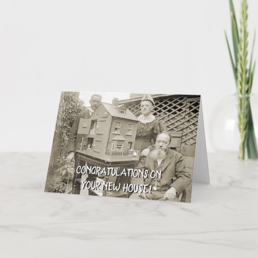 GROSSES DOLLHOUSE IN DEN 1890ER JAHREN FOTO DEADPA KARTE (Vorderseite)