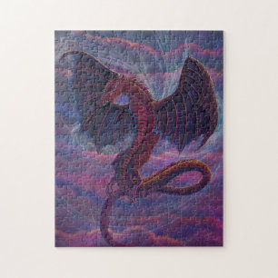 Großes Drachepuzzlespiel Puzzle