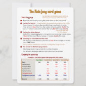 Großes Drucken - Das Kartenspiel - Einstellen Einladung (Vorderseite)