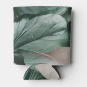 Grosses dunkles Blattmuster Dosenkühler (Vorderseite)