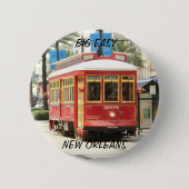 GROSSES EINFACHES, NEW ORLEANSSTREETCAR BUTTON (Vorderseite)