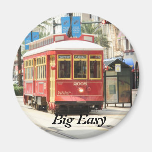GROSSES EINFACHES, NEW ORLEANSSTREETCAR MAGNET