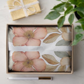 Grosses elegantes Cotgecore Blumendekoupage Seidenpapier (Geschenk)