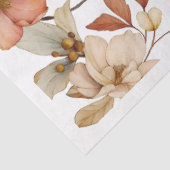 Grosses elegantes Cotgecore Blumendekoupage Seidenpapier (Ausschnitt)