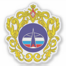 Großes Emblem der russischen Weltraumstreitkräfte Aufkleber