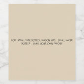 großes Etikett (Einzelnes Label)